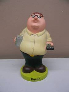 lot 17 image: AWESOME PETER GRIFFIN BOBBLEHEAD - 2005 FOX - APPROX 8 - SEE PICTURES