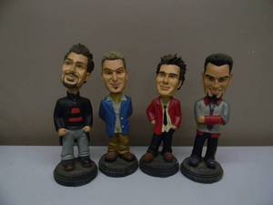 lot 22 image: AWESOME SET OF 4 - NSYNC BOBBLEHEADS - LANCE - JO - JOEY - CHRIS - BEST BUY 2001 COLLECTIBLE EDITION - APPROX 9 - SEE PICTURES