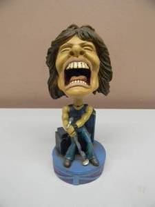 lot 40 image: COOL - 2003 ADAMS APPLE STEVEN TYLOR BOBBLEHEAD - APPROX 7 - SEE PICTURES