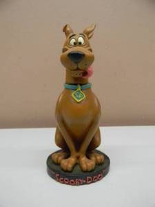 lot 47 image: MUST HAVE - HAND PAINTED - HAND MADE - SCOOBY DOO BOBBLEHEAD - APPROX 7 - SEE PICTURES
