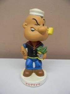 lot 50 image: VERY COOL - FUNKO POPEYE BOBBLEHEAD - APPROX 7 - SEE PICTURES