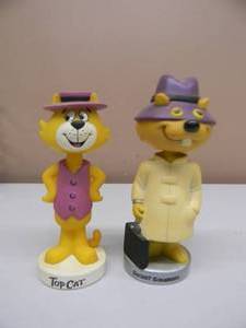 lot 65 image: VINTAGE FunKo TOP CAT & SECRET SQUIRREL - NICE - VERY COOL SET - SEE PICTURES