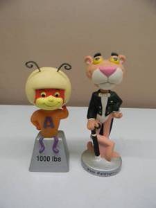 lot 66 image: VINTAGE FunKo PINK PANTHER & ATOM ANT - NICE - AWESOME - VERY COOL SET - SEE PICTURES