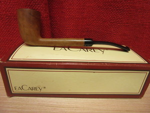 lot 336 image: VINTAGE E.A. CAREY MAGIC INCH PIPE, W EXTRA E.A. CAREY PIPE BAGS