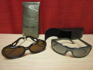 lot 338 image: VINTAGE LAGERFELD, PRADA SUNGLASSES