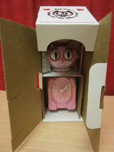 lot 349 image: KITTY-CAT CLOCK, IN BOX
