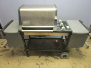lot 359 image: WEBER GENESIS GOLD GAS GRILL