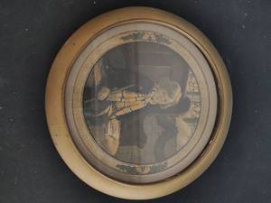 Vintage Framed Tiny Tim Print