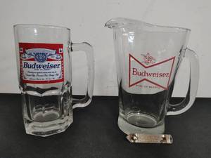 Collection of Budweiser & GrainBelt Beer Items