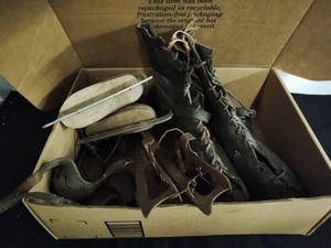 Collection of Old Ice Skates