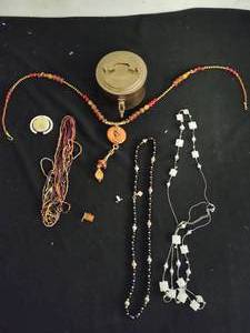 Collection of Necklaces with Tin