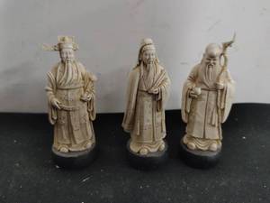 Three Deity Figurines