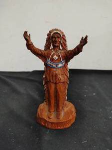 Two Native American Statues