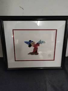 Walt Disney Sorcerers Apprentice Fantasia Mickey Mouse Sericel