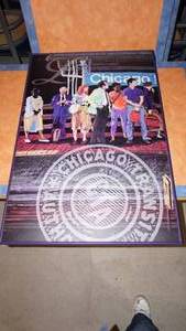 lot 23 image: Framed Chicago Poster--36 Tall  x  24 12 Wide