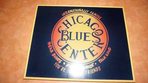 lot 39 image: Framed Chicago Blues Center Poster--16 14 Tall  x  20 14 Wide