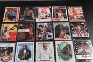 lot 27 image: Michael Jordan Basketball Card Lot  20 Different Cards