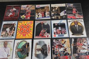 lot 29 image: Michael Jordan Basketball Card Lot  20 Different Cards
