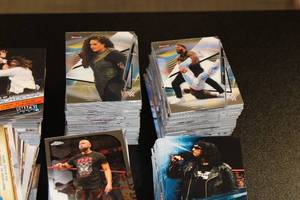 lot 39 image: Large WWE Wrestling Card Lot  700 Cards