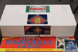 lot 55 image: Hand CollatedOpened Factory Baseball Card Set Lot  7 Sets