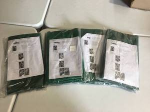 Brand New Lot of FOUR 2 in 1 Garden ApronsDebris Container with Hand Pruner Sets-Great For Fall Cleanup