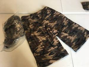 Brand New Lot of Two Woodland Creek Woodland Camo Fleece Pajama Bottoms - 2XL