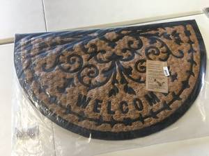 Brand New Lot of TWO 30 18 Brushed Rubber Outdoor Welcome Mats