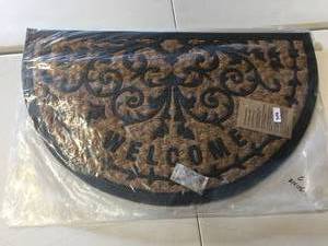 Brand New Lot of TWO 30 18 Brushed Rubber Outdoor Welcome Mats