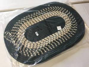 Brand New Lot of TWO 30 x 18 Gold Coast Colonial Reversible Braided Indoor Rugs