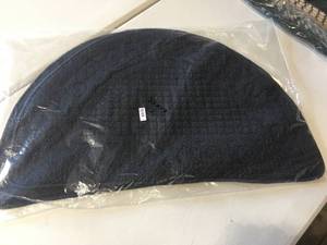 Brand New Lot of TWO 33 x 19 Midnight Blue Berber Slice Mats