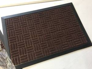 Brand New Lot of TWO 24 x 16 Super Tough All Seasons Rubber Door Mats