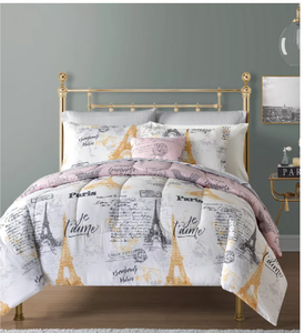 Brand New Sunham Paris 12-Pc. King Reversible Comforter Set