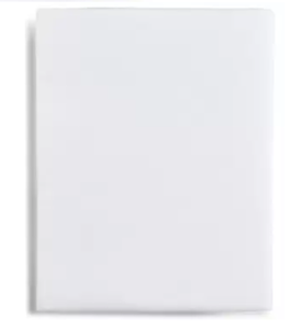 Brand New Martha Stewart Collection Open Stock Solid 400 Thread Count Queen Fitted Sheet