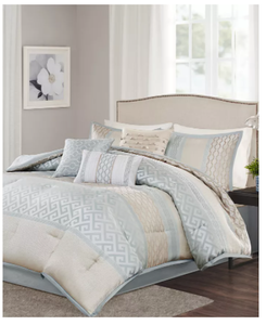 Brand New Madison Park Addison 7-Pc. Queen Comforter Set