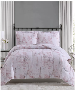 Brand New Pem America Paris 3-Pc. FullQueen Comforter Mini Set