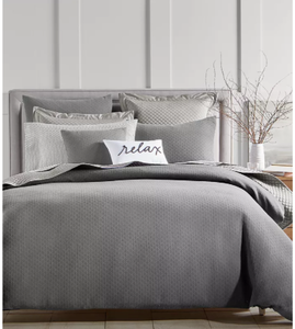 Brand New Charter Club Damask Designs Diamond Dot 3-Piece Queen Comforter Set