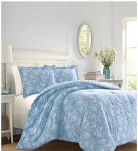 Brand New Laura Ashley Walled Garden Twin Comforter Set