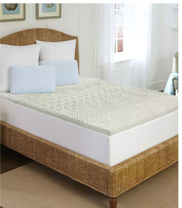 Brand New Rio Home Fashions Pure Rest 5-Zone Memory Foam Topper - Twin XL