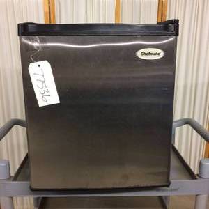 lot 10 image: Chefmate Under Counter Mini Refrigerator- Good Working Condition Has A Couple Cosmetic Bumps