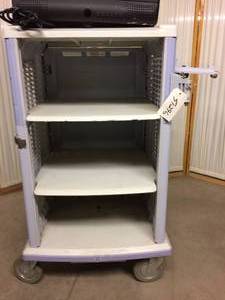 lot 30 image: Olympus WM-60 Mobile Workstation Endoscopy Video Cart Stand - Good Condition
