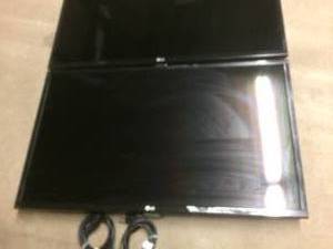 lot 33 image: Lot of 2 Healthcare Grade LG 32LX570M-UA LED Flat Screen TV - Great Working Condition - One Has A Scratch At The Top & The Other Has A Couple Small Scratches On The Right Side