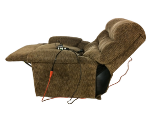 MSRP $1800 Slumberland Furniture Oversized Brownish Gold Home Or In Patient Lift Chair With Remote - Bonus Has Heat &amp Massage&nbsp Great Working Condition