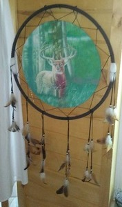lot 7 image: Deer Dream Catcher.