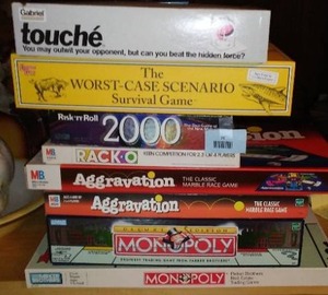 lot 28 image: 8 board games.  All in Like new condition.