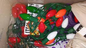lot 37 image: C-9 Large Christmas lights