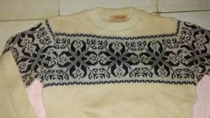 lot 68 image: Jersild 100% wool sweater. Vintage  Neenah, WI.
