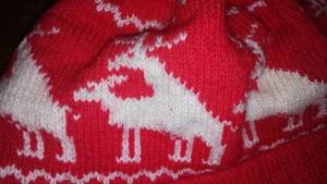 lot 75 image: Naughty deer stocking cap