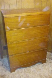 lot 96 image: Vintage Tall dresser