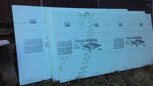 lot 110 image: (3) 4 x 8 x 2 Foam sheets.