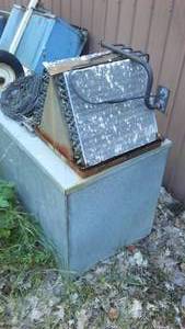 lot 114 image: A.C. A-coils, wire and metal box.